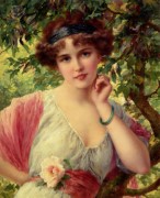 Émile Vernon_1872-1919_Jeune femme à la rose.jpg